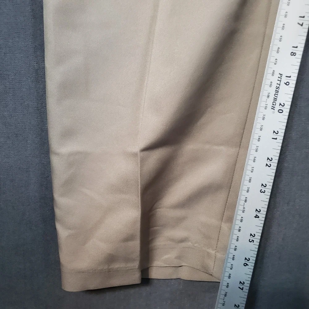 Amazon Essentials Dress Pants Mens 36x28 Khaki Brown Classic Fit Recycled